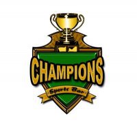 Champions sports bar logo Champions sports bar logo